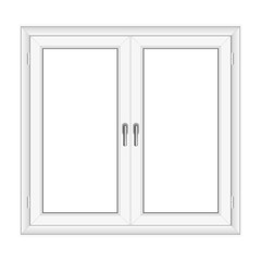 White PVC vector window