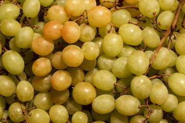Grapes background/Horizontal close-up of grapes