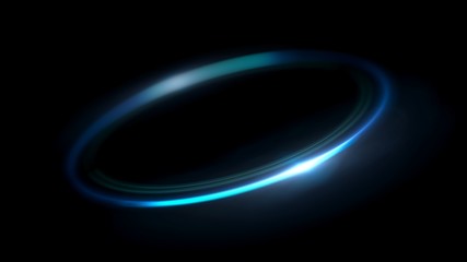 Circular lens flare. Abstract rotational galaxy. Beautiful ellipse border. Luxury shining hole. 
Rotational lines. Power energy element. Space for message. Abstract ring background. - obrazy, fototapety, plakaty