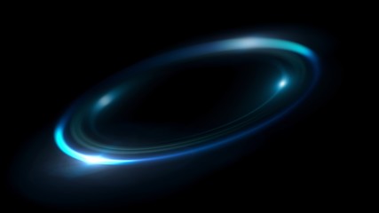 Circular lens flare. Abstract rotational galaxy. Beautiful ellipse border. Luxury shining hole. 
Rotational lines. Power energy element. Space for message. Abstract ring background.