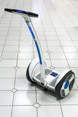 Fototapeta premium White gyroscooter on the floor.