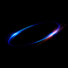 
Circular lens flare. Abstract rotational galaxy. Beautiful ellipse border. Luxury shining hole. 
Rotational lines. Power energy element. Space for message. Abstract ring background.