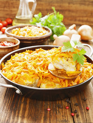 Fish with vegetables