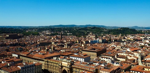 Naklejka premium Aussicht auf Florenz