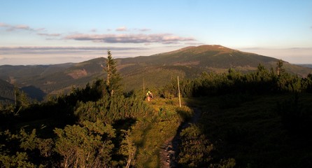 Kralova hola from summit of Krivula in Nizke Tatry mountains in Slovakia © rihas
