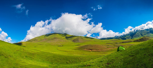 Beautiful mountainous landscape, Kyrgyzstan.