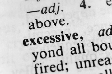 Obraz premium Excessive