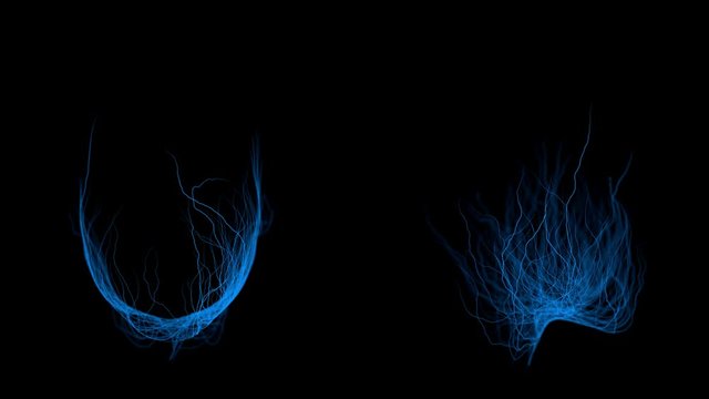 The shape of the head of the yarns