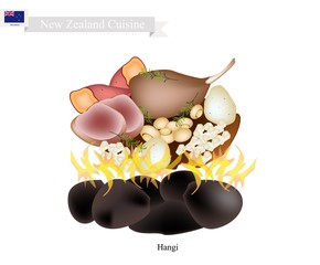 Hangi, A Traditional New Zealand Maori Dish