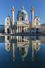 Fototapeta premium Karlskirche church in Vienna