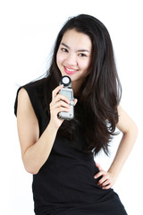Young asain model using a light meter