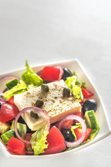 Bowl of Greek salad
