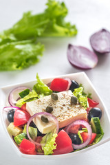 Bowl of Greek salad