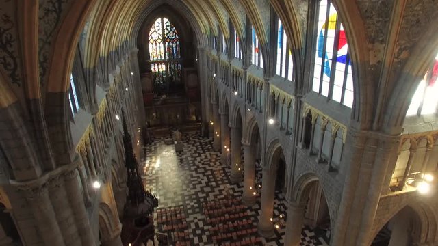 Inside the cathedral