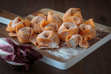 Home made tortellini