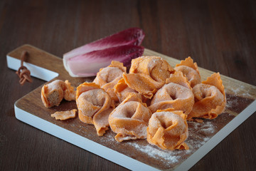 Home made tortellini