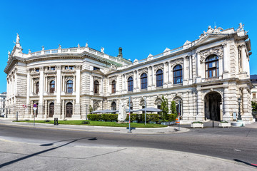 Fototapeta na wymiar Burgtheater, Austrian National Theatre in Vienna.