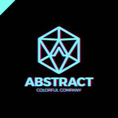 Fototapeta premium Letter A in a nut hex shape frame tech industry logo template. Abstract media triangle hexagon logotype with arrow up in middle