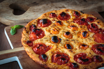 Italian focaccia bread