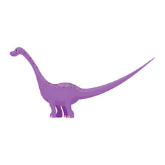 Obraz premium Cartoon dinosaur vector illustration.