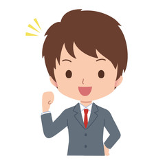 男性　ビジネスマン　イラスト
