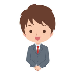 男性　ビジネスマン　イラスト