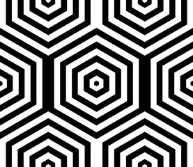 geometric polygon seamless pattern.Fashion graphic design.Vector illustration. Background design.Optical illusion 3D Modern stylish abstract texture. Template for print, textile, wrapping, decoration