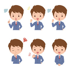 男性　ビジネスマン　イラスト