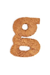 gingerbread letter - g