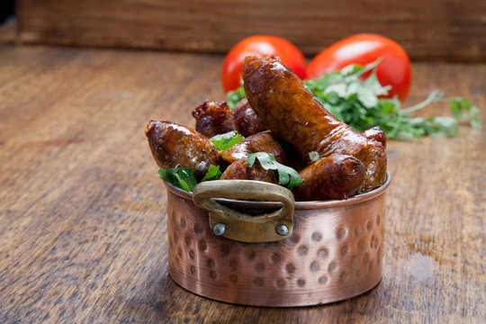 Rice-stuffed sausages called Mombar