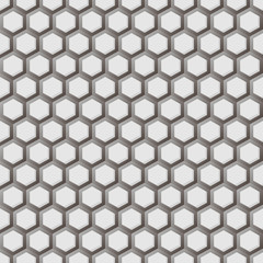 Hexagonal grid seamless pattern.Graphic design.Vector illustration with gradient on white background.Template for style design and print. Modern stylish abstract texture.Good for Technology Businesses