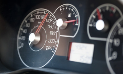 Fototapeta premium Car Speedometer