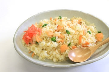 鮭の炒飯