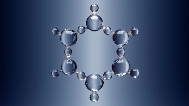 Water structure morphing with alpha matte