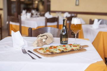 food, pizza, cheese, gourmet, meal, dinner