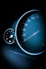 Fototapeta premium Detail Of Car Speedometer
