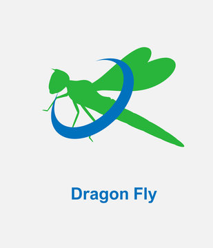 Dragonfly Logo Vector