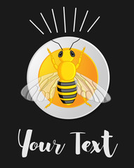 Bumble-Bee Vector Template