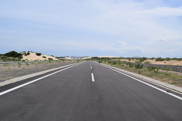 Fototapeta na wymiar asphalt highway road