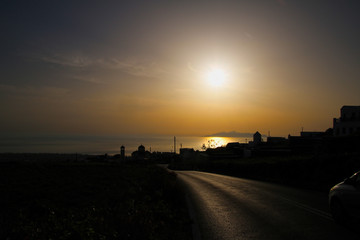 Wanderweg von Exo Gonia nach Kamari, Santorini