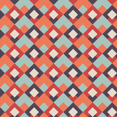 Abstract seamless geometric retor vintage background vector illustration