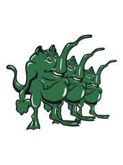 Fototapeta premium Monster funny proboscis thick