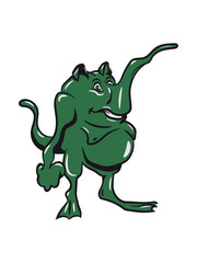 Monster funny proboscis