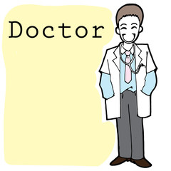 doctor vector cartoon character