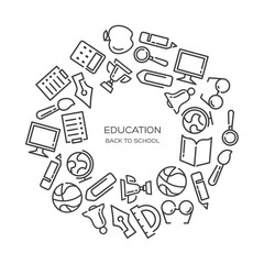 Education Vector background