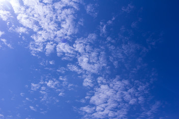 Beauty Blue Sky with Cloud Background