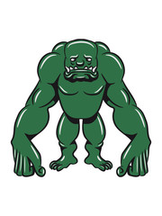 Monster funny muscles