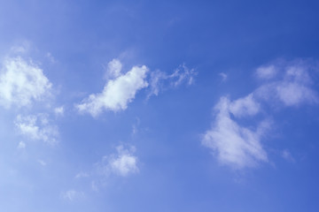 cloud in blue sky