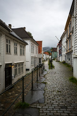 Fototapeta na wymiar A streets of Bergen