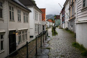 Fototapeta na wymiar A streets of Bergen